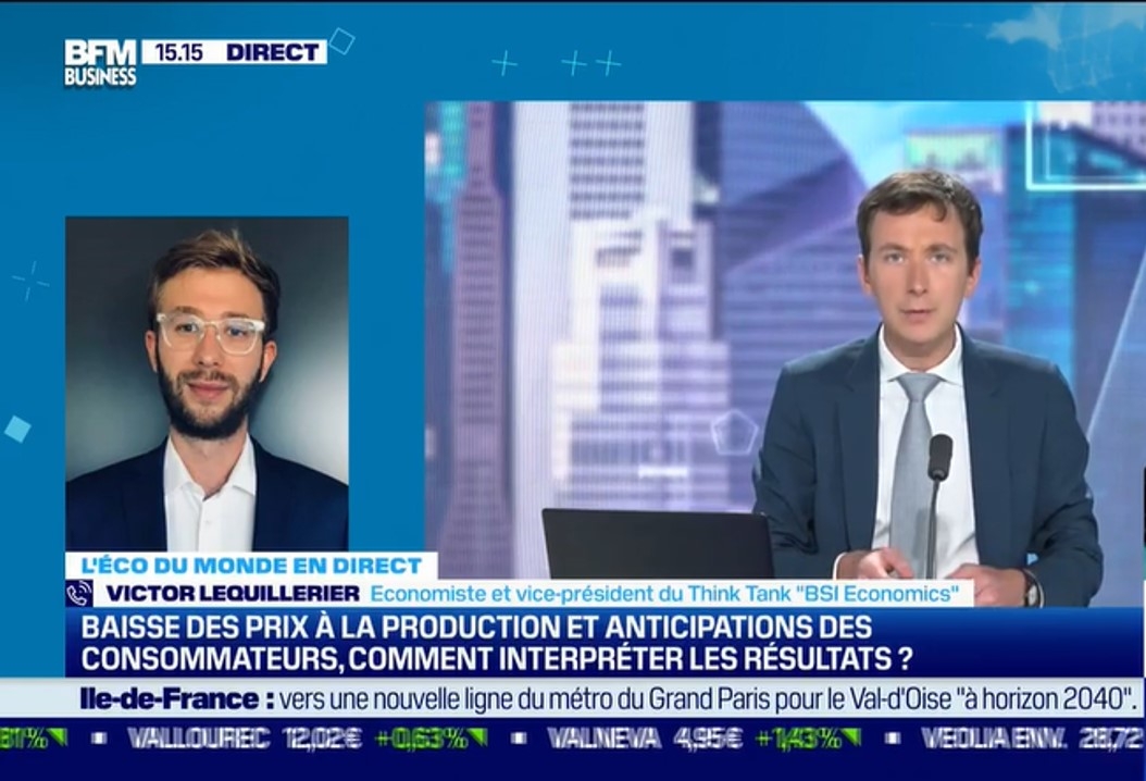 Victor Inflation BFM Business – Victor Lequillerier sur l’inflation en Zone euro, les ...